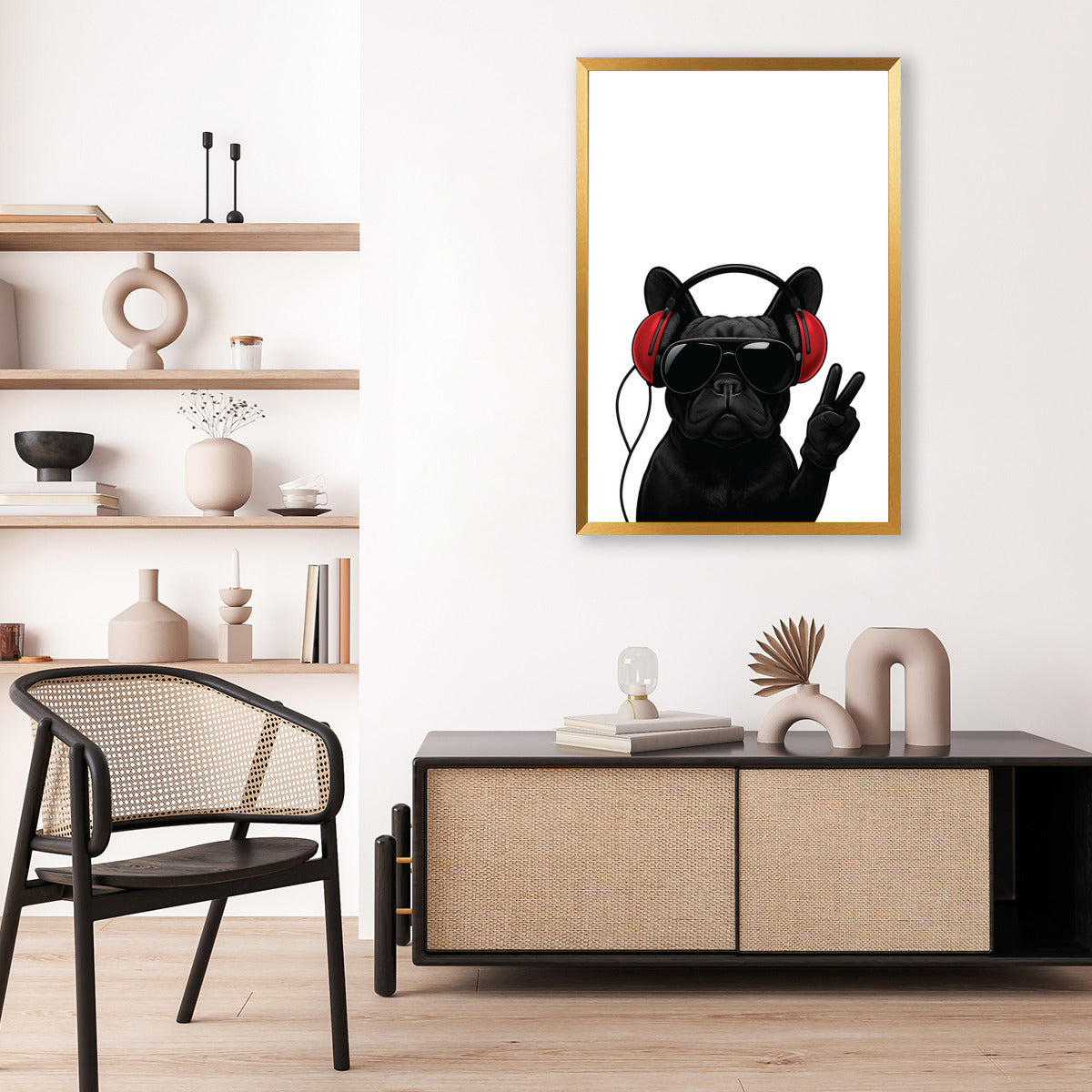 Calvin - Vertical Framed poster • Wall Decoration