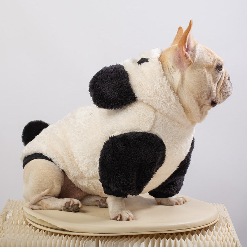 Frenchie Warm Pet Sweater – Plush Thick Coat for Small Bulldogs