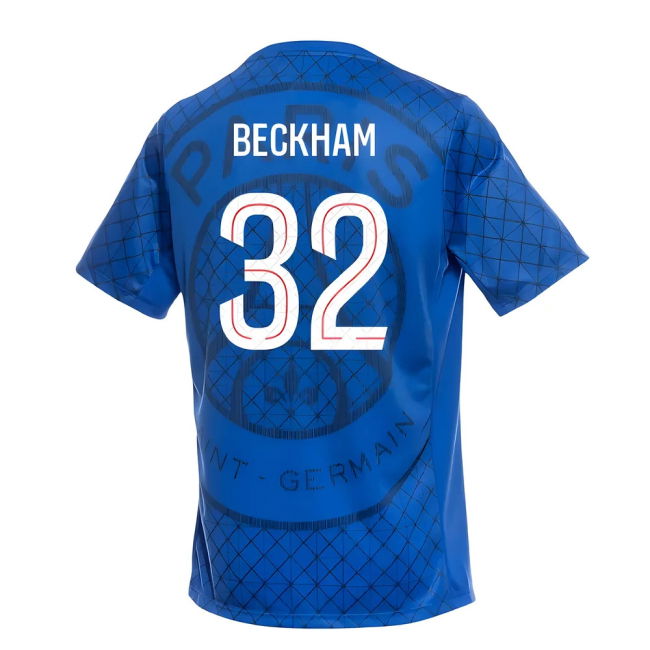 Beckham 32 PSG Football Club Replica Jersey - Adults Version