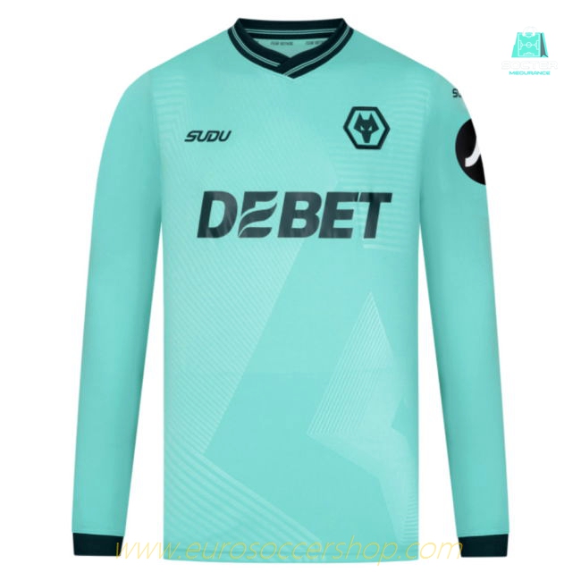 2025-2026 Wolves Long Sleeve Away Shirt (Tchatchoua 38)