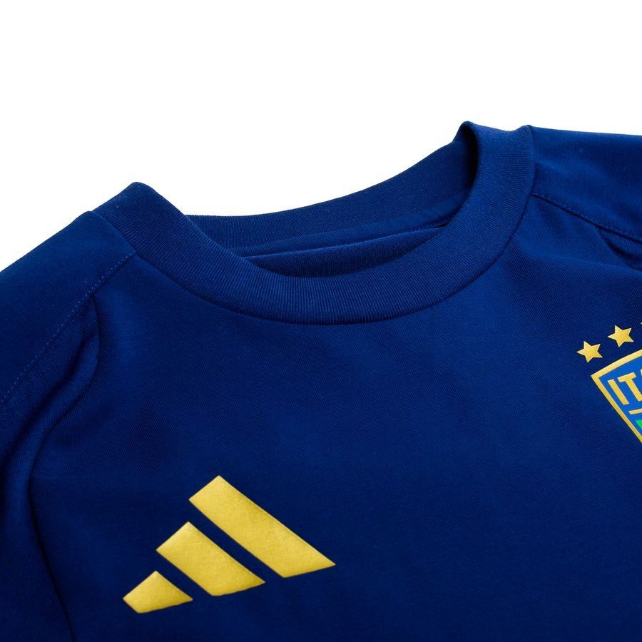 Italy T Shirt Tiro 26 Travel Victory Blue Supporter Version