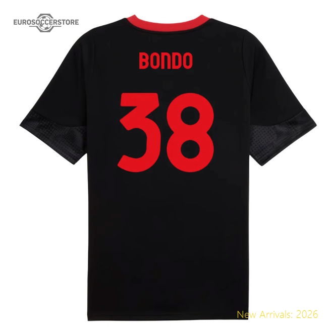 Ac Milan Black) (bondo Home High-end Jersey Athletic Fit
