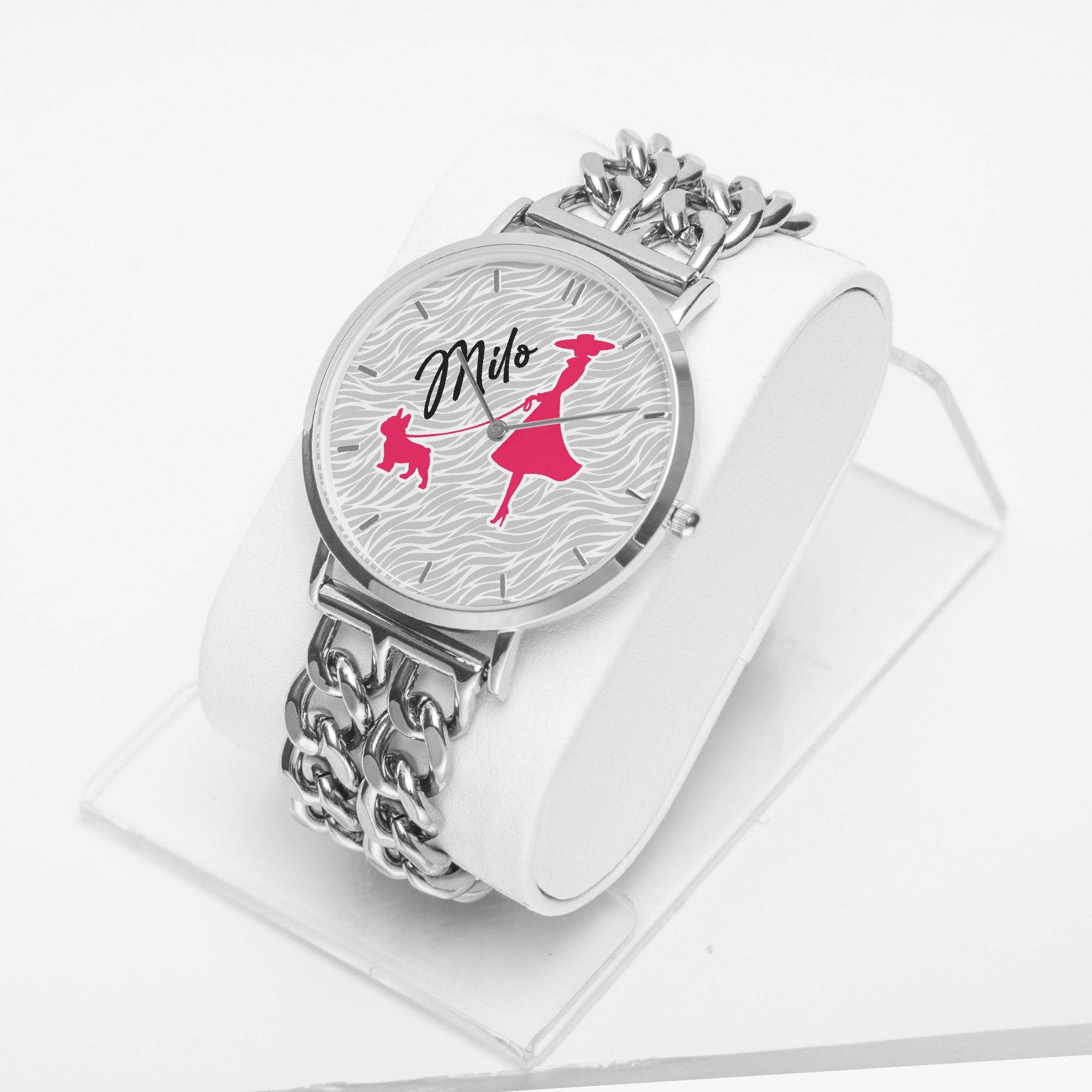 Lola - Personalized Chic Hollow Strap Watch for Frenchie Lovers