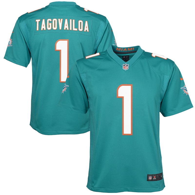 None Tua Tagovailoa Miami Dolphins NFL Team Authentic Jersey