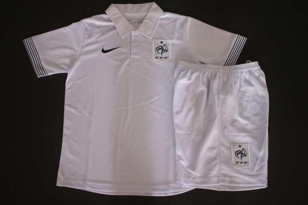 Kids France Jersey 201213 Away KitShirt Shorts - Official Replica