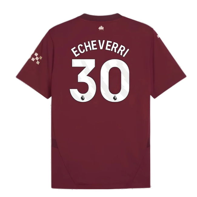 Man City 2024-2025 Shirt (Echeverri 30) (Echeverri 30) | Player Issue
