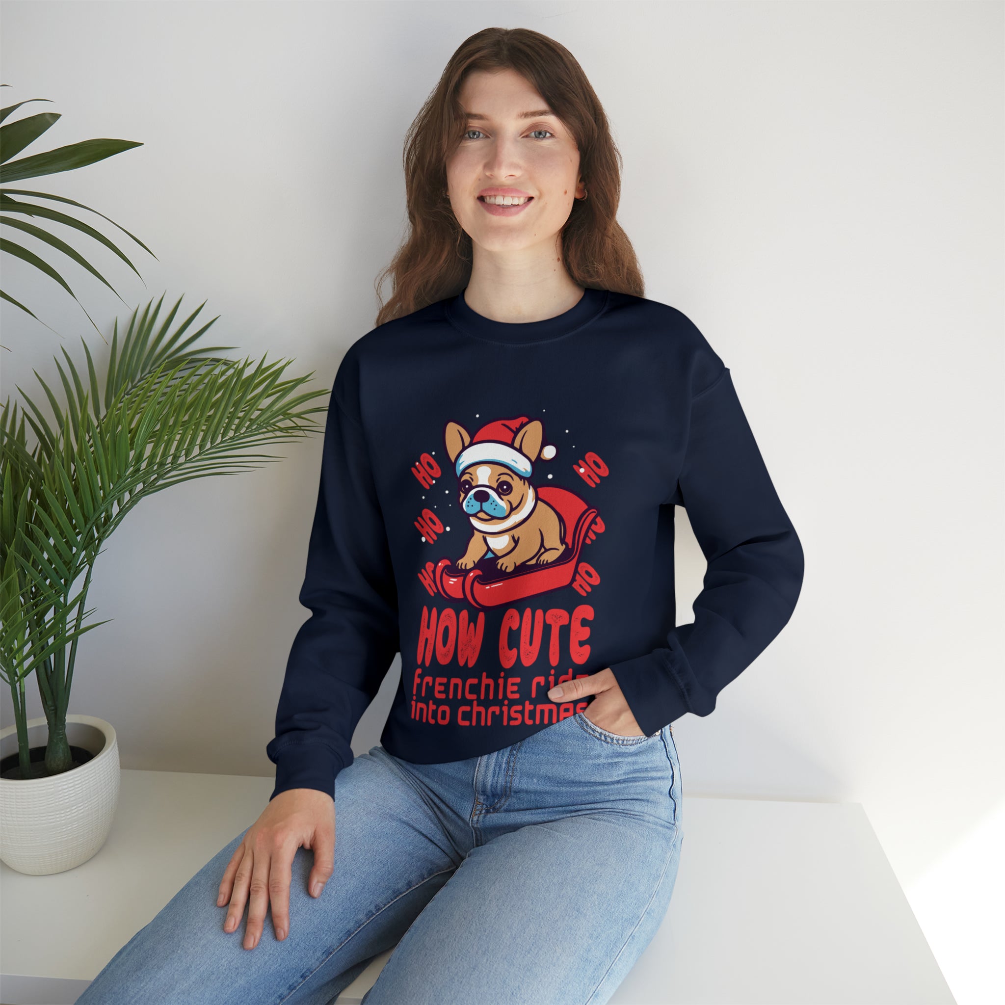 Culture-Inspired Frenchie Ride Sweater - Unisex Sweatshirt for Dog