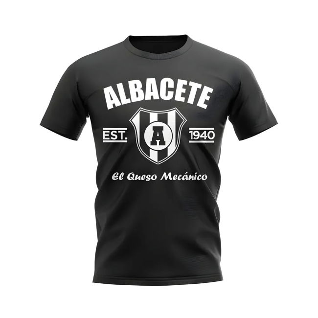 Albacete Established Football T-Shirt (Black)
