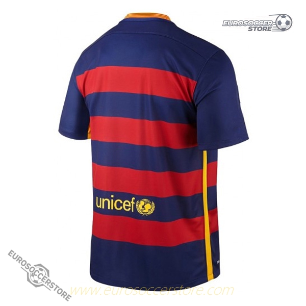Barcelona's 15-16 Season Retro Home Football Jersey