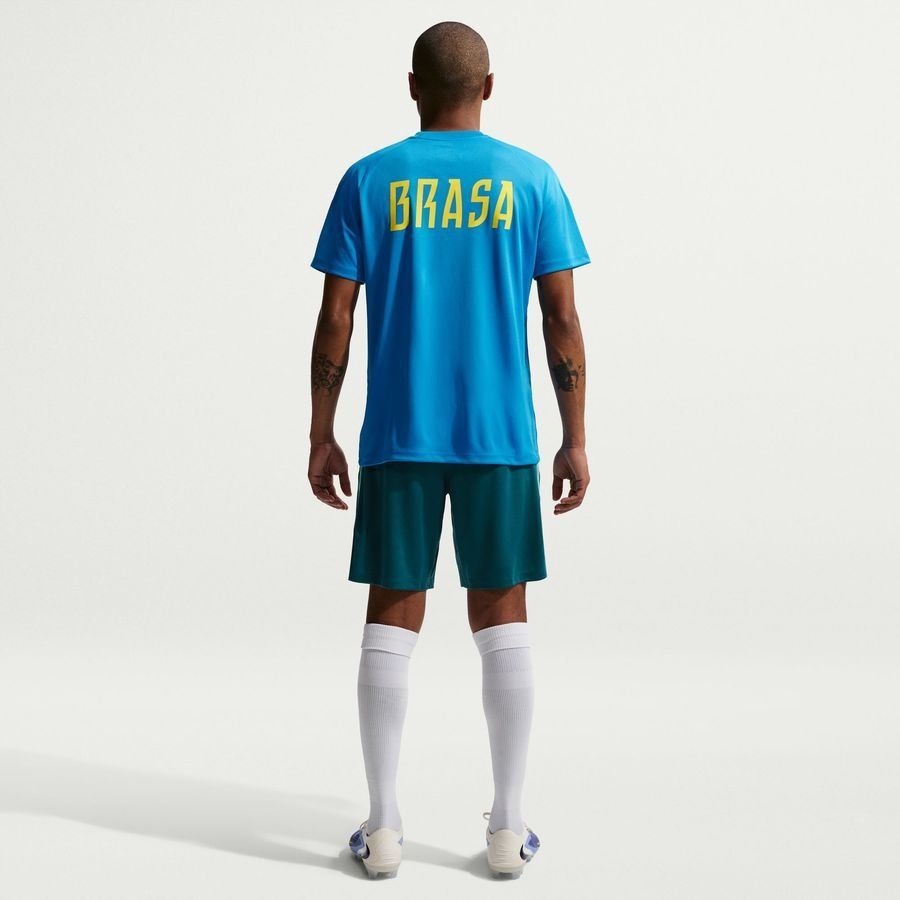 Brazil Training Shorts Dri-FIT Strike World Cup 2026 - Geode Teal/Light Menta/Midwest Gold