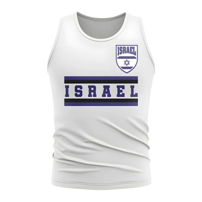 Israel Core Football Country Sleeveless Tee (White) Holland