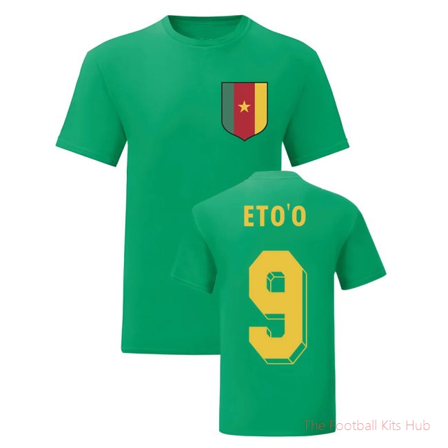 Samuel Eto\\'o Cameroon National Hero Tee (Green)
