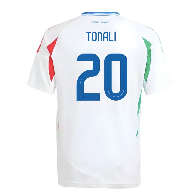 2024-2025 Italy Away Shirt (Kids) (Tonali 20) Euro Holland