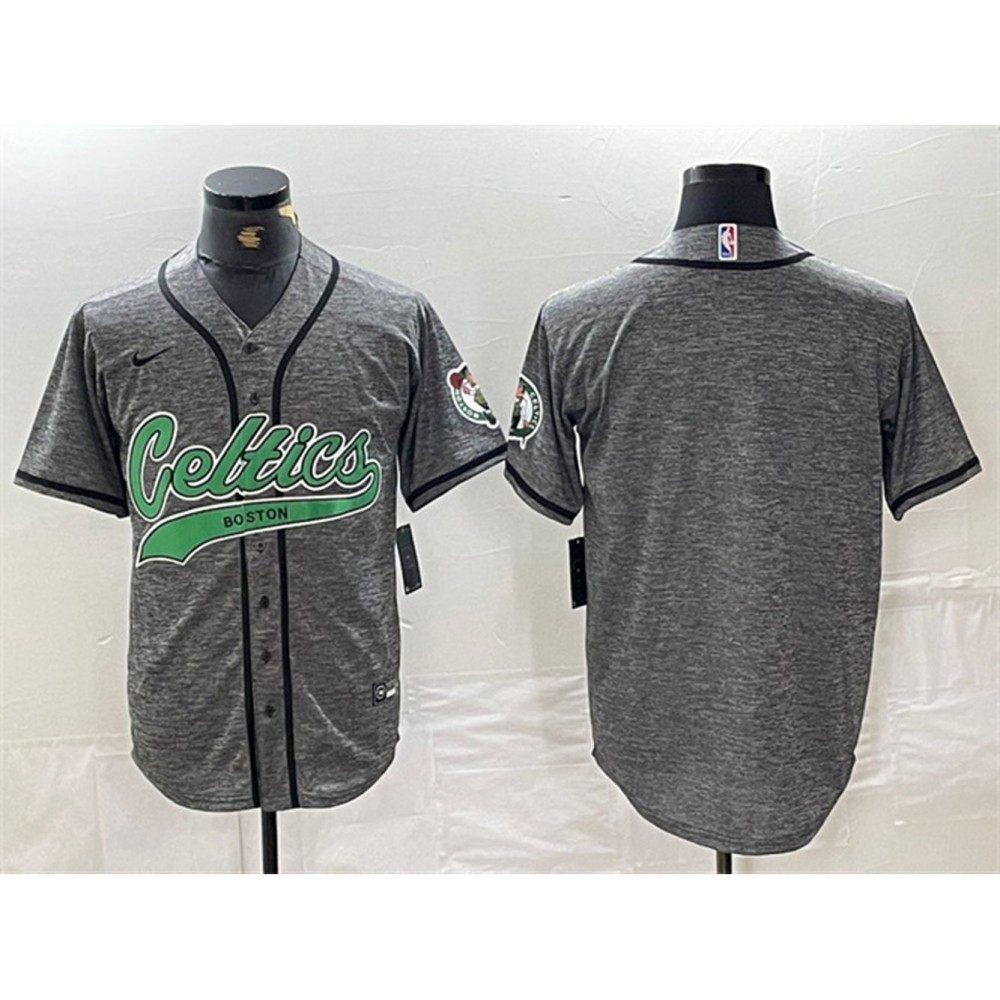 Performance Boston Celtics Gray Jersey - Basketball Fan Gear