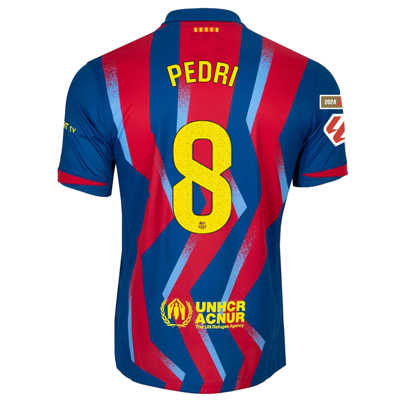 Barcelona Patches 2025-2026 La  Home Jersey – Authentic Shirt