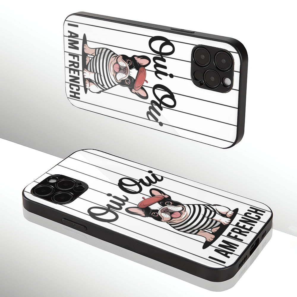 - Frenchie Iphone & Samsung Glass Case Dog Supplies | Durable Build