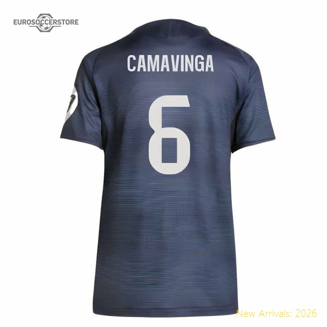 Popular 2025-2026 Real Madrid Authentic Away Shirt (Ladies) (Camavinga