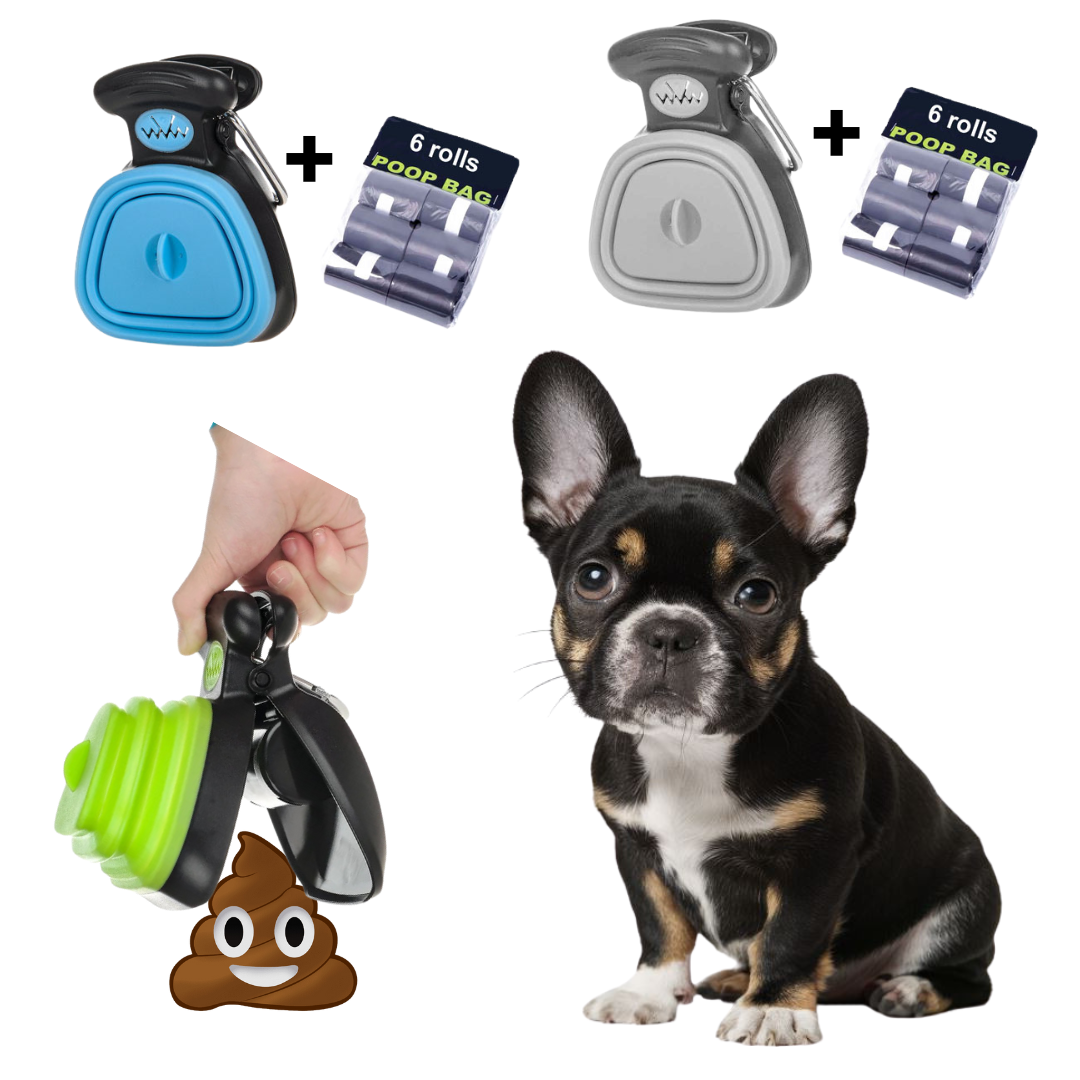 With Waste Bag Dispenser For Frenchie For Frenchie Pups | Safe For Paws