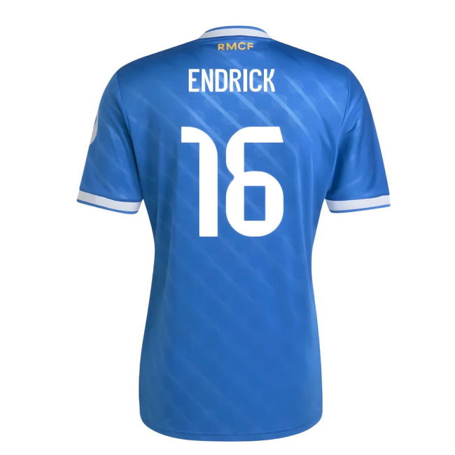 2025-2026 Real Madrid Third Contemporary Football Shirt (Endrick 16)