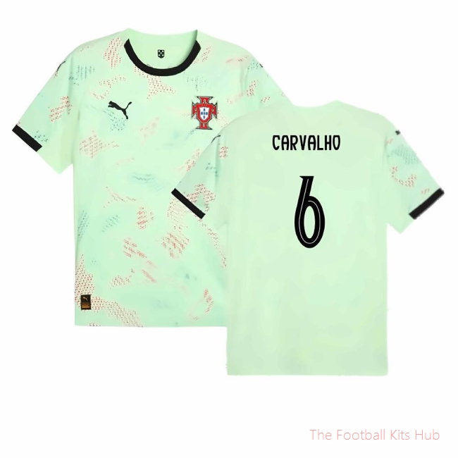 [EFS] 2025/26 Portugal Womens Team Away Shirt (Unisex) (Carvalho 6)
