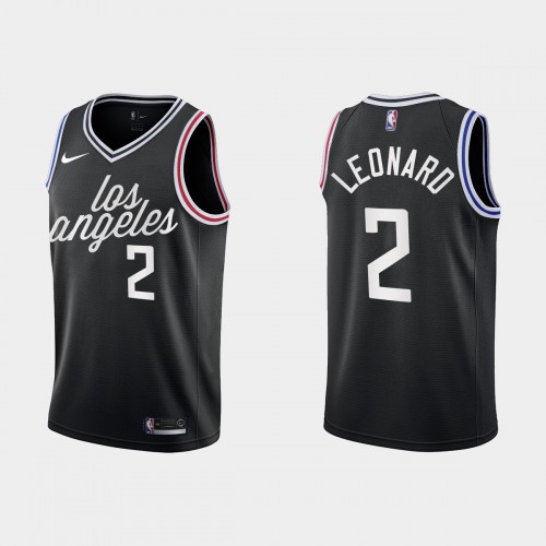 Los Angeles Los Angeles Clippers #2 Kawhi Leonard Mens Nike Black 2022-23 NBA Jersey ¨C City Edition Mens