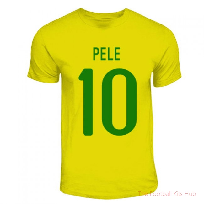 Pele Brazil Hero T-shirt (yellow)