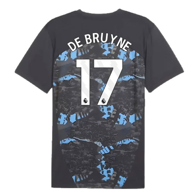 High Performance Football Man City Prematch Ss Jersey Strong Gray ...