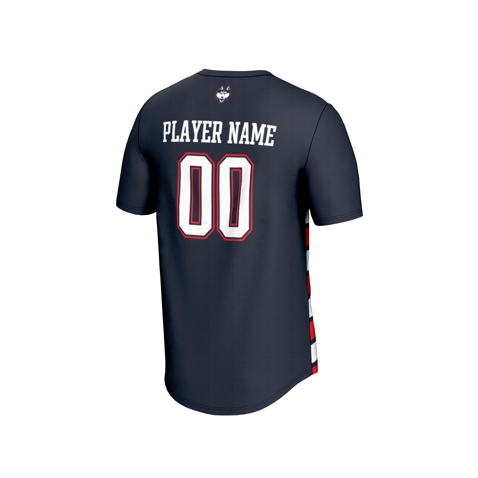 [LK] UConn Huskies GameDay Greats Unisex NIL Pick-A-Player Collegiate Women's Soccer Lightweight Fashion Jersey - Navy/Orange