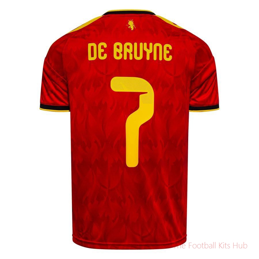 Belgium Home Shirt World Cup 2026 DE BRUYNE 7