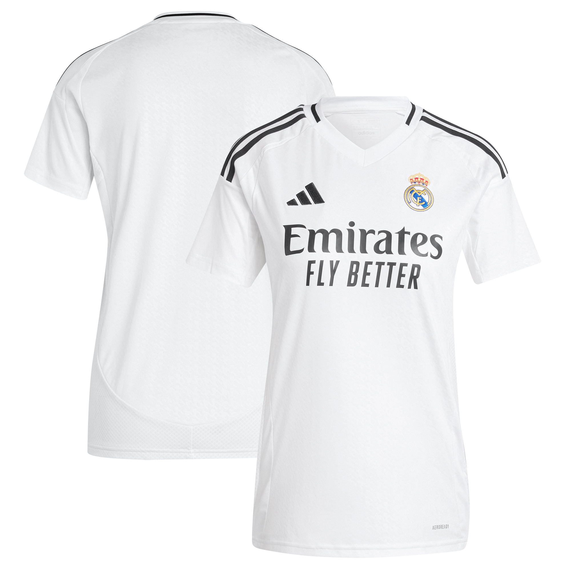 [ESK] Youth Real Madrid Women's 2024/25 Home Replica Jersey - White