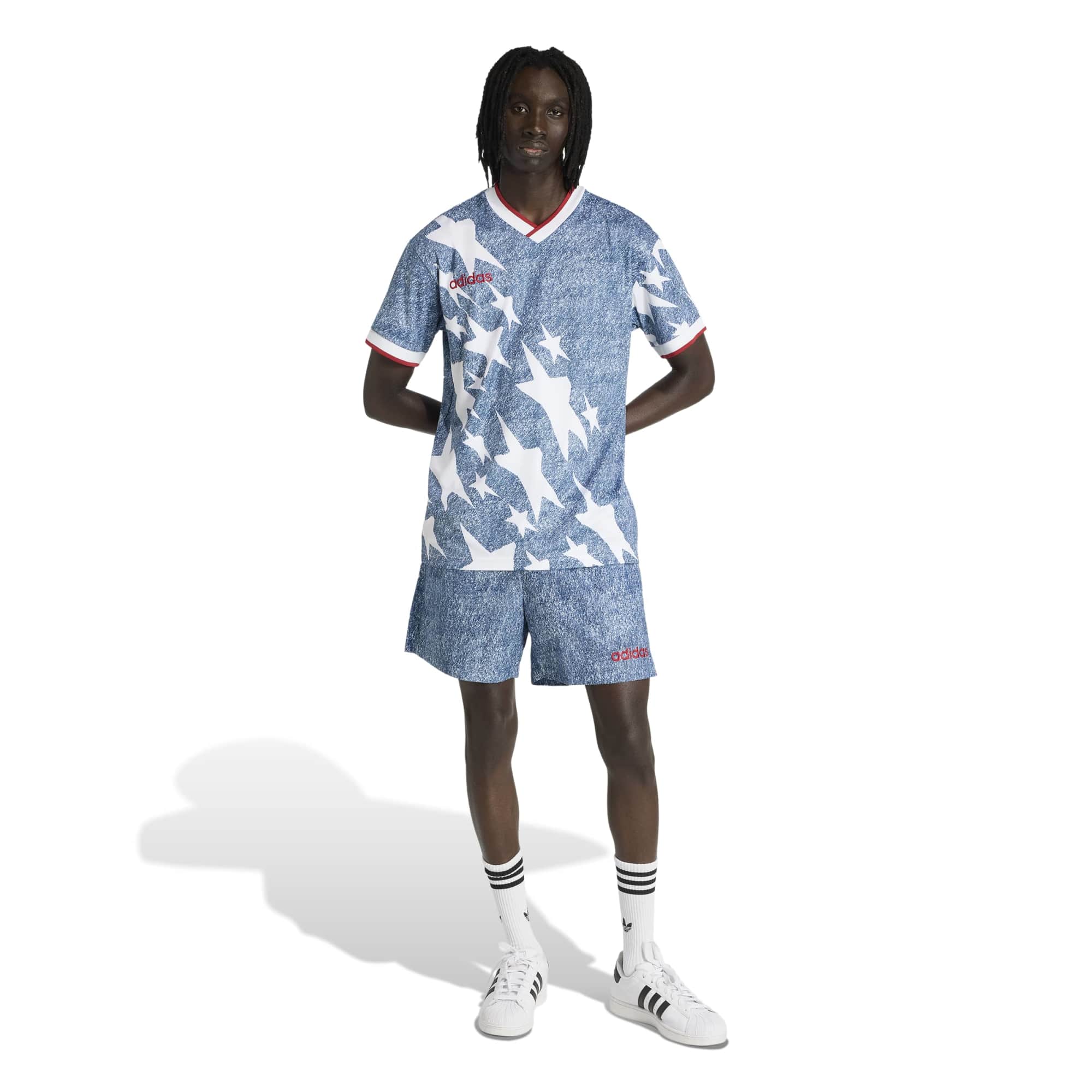 [ESK] USA 1994 Denim Graphic Fashion Jersey - Blue