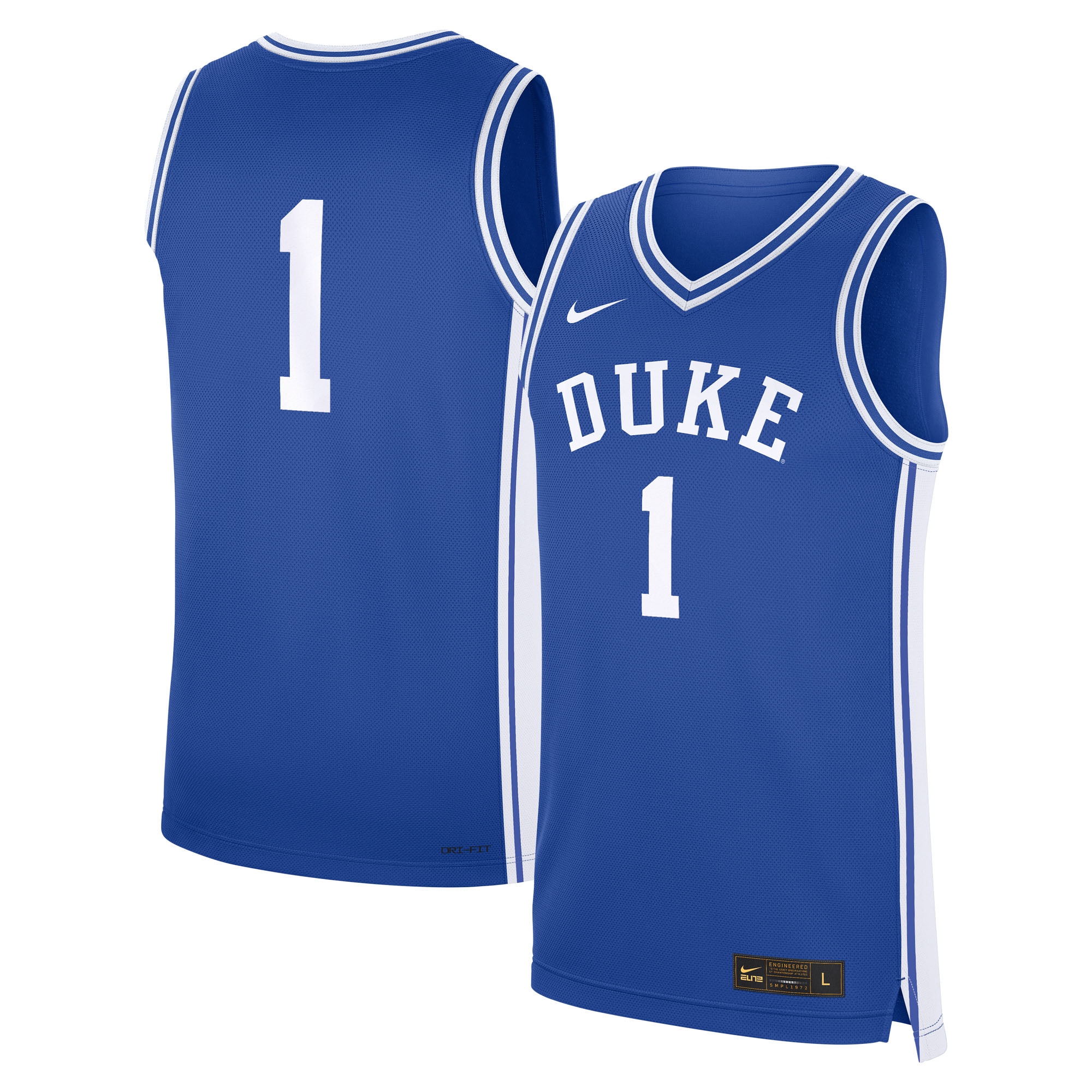 [NJP] Duke Blue Devils Road Replica Jersey - Royal