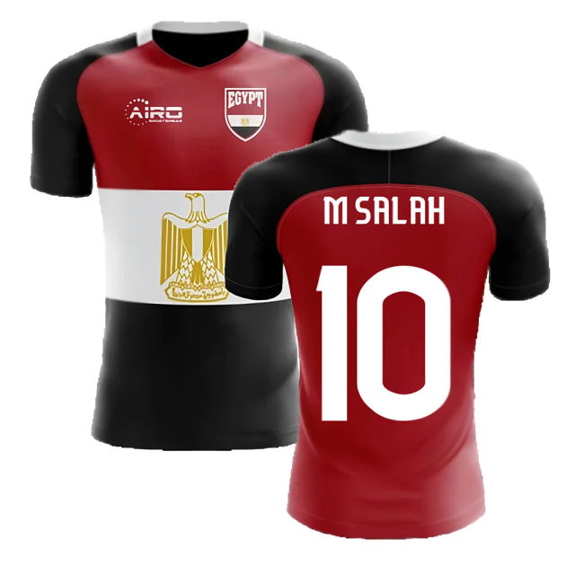 Top-Tier 2025-2026 Egypt Flag Concept Football Shirt (M Salah 10) -