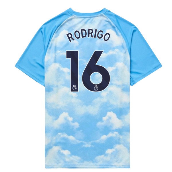 [DDJ] 2026-2027 Man City Warm Up Jersey (Icy Blue) (Rodrigo 16)