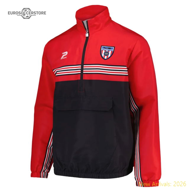 1986-1987 Sunderland Home Retro Track Jacket (red) - Official Edition