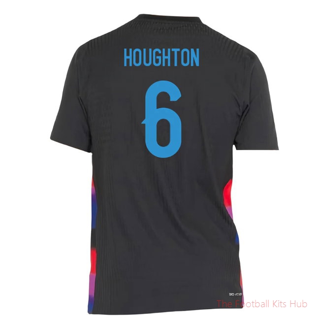 2025-2026 England WEC Authentic Away Shirt (Black) - Mens (HOUGHTON 6)
