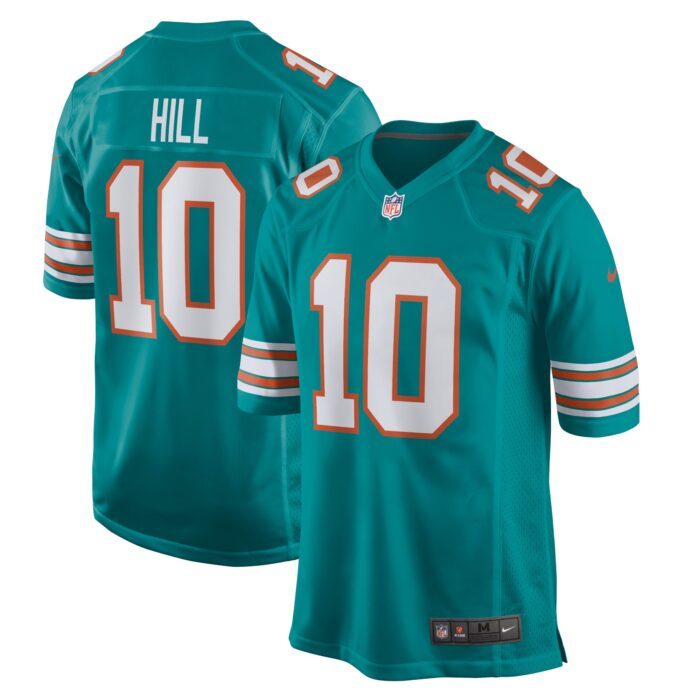 None Men's MIA Dolphins Affordable Game Jersey Game Day Wear