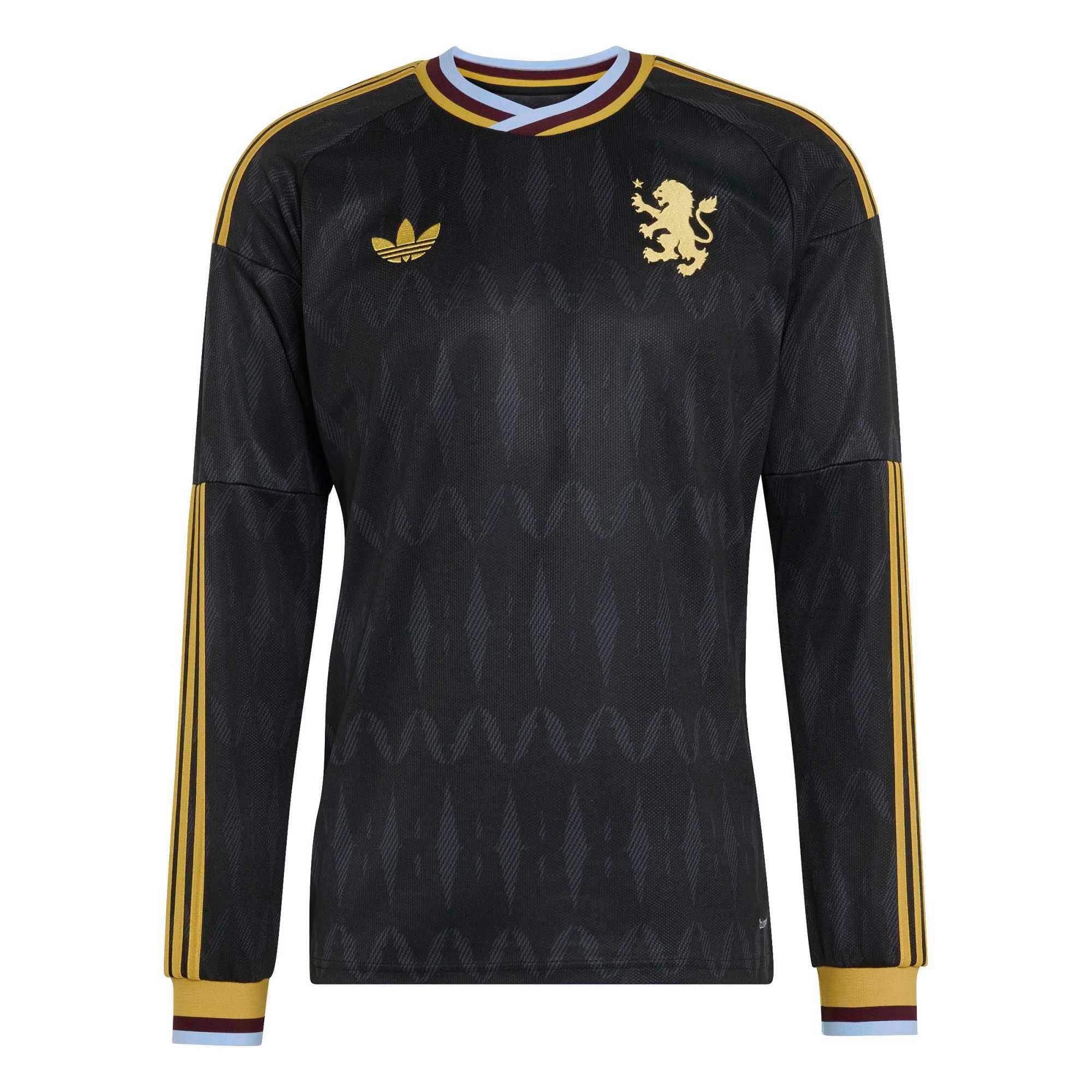 [SJH] Aston Villa 2026/27 Away Replica Long Sleeve Jersey - Black