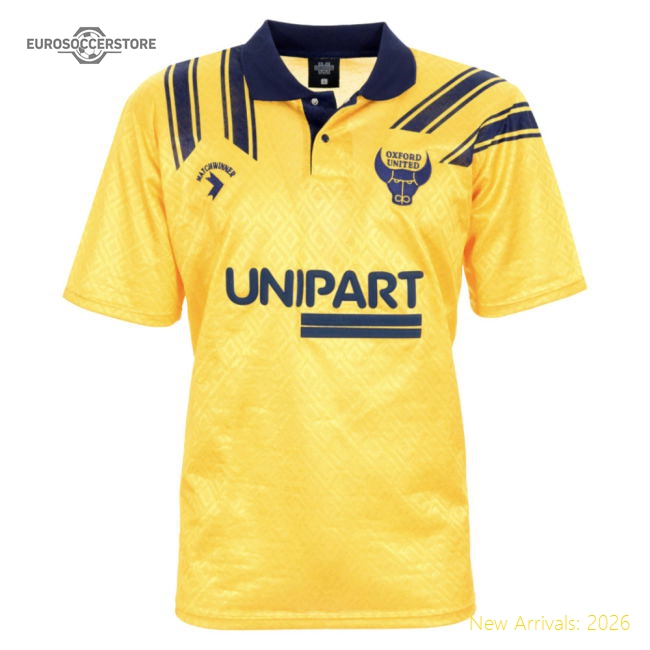 1991-1993 Oxford United Home Retro Shirt