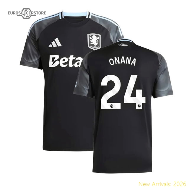 Elite Aston Villa Away Onana Jersey 2025-2026 Lightweight