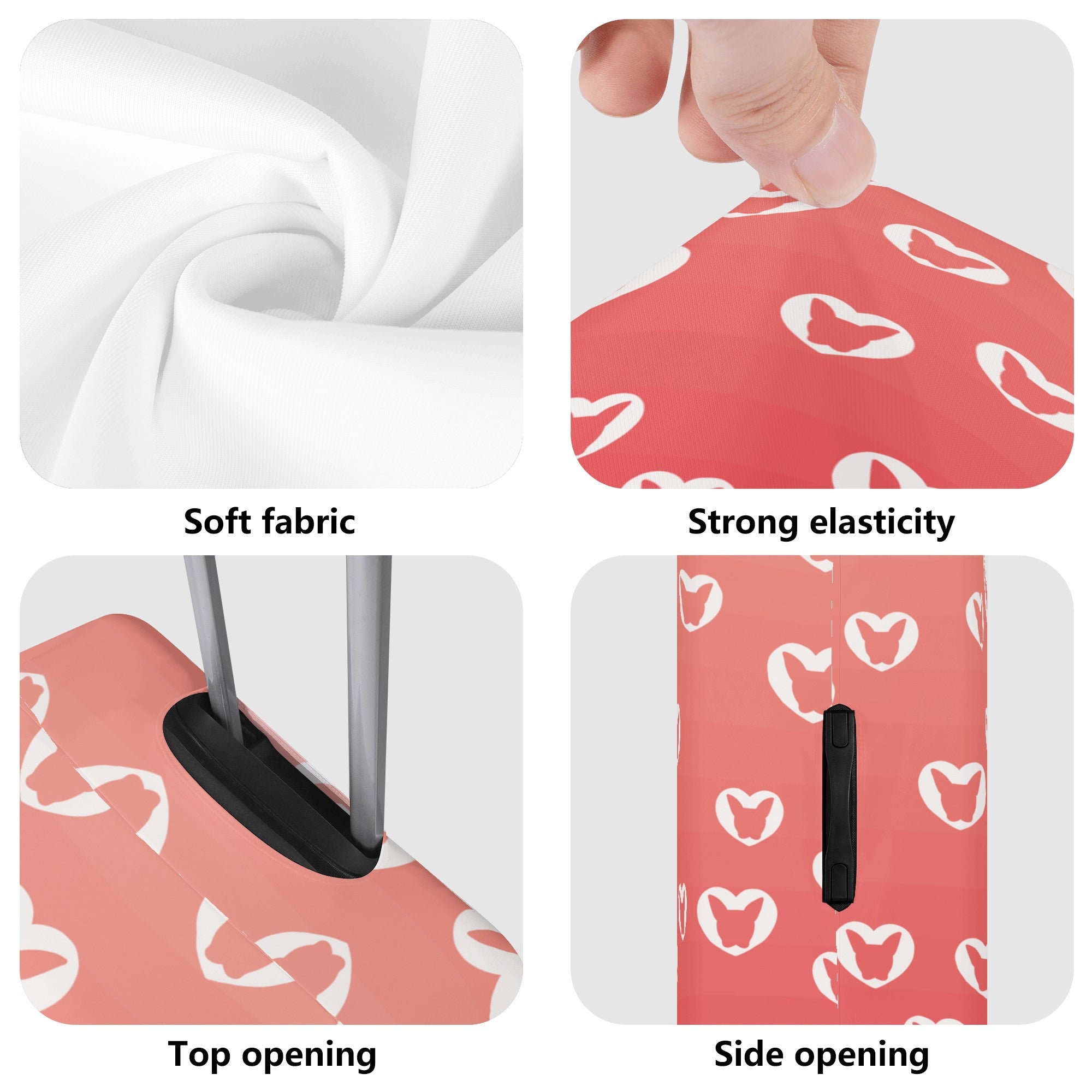 Cozy Chloe - Luggage Cover For Boston Terrier Lovers for Daily Life