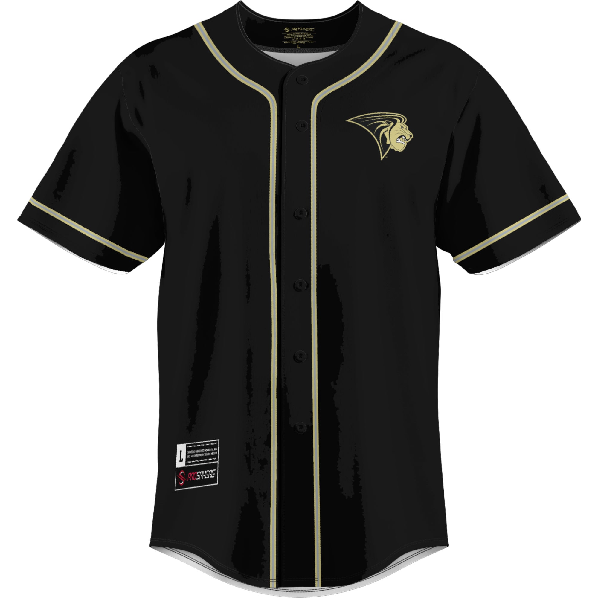 [DDG] Lindenwood Lions GameDay Greats Lightweight Baseball Jersey - Gold