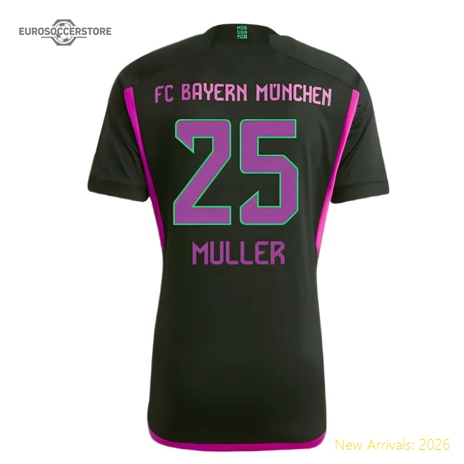 Bayern Munich Replica Muller Away Jersey Breathable Comfortable