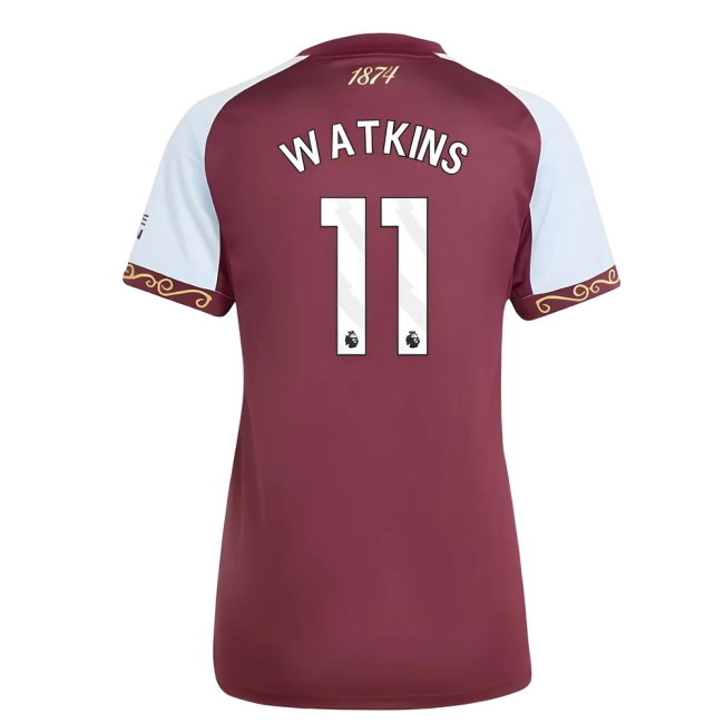 Aston Villa Home Shirt 2025-2026 edition (Female