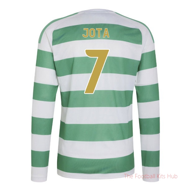 Celtic 2026-2027 Long Sleeve Home Shirt Jota #7 Team Jersey