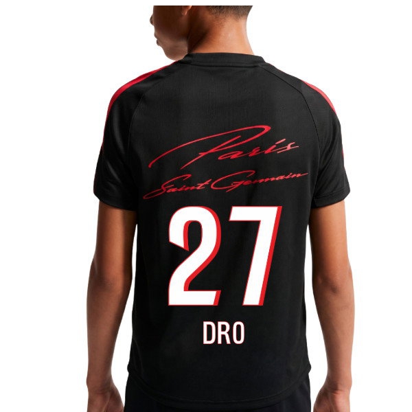 [JED] 2026-2027 PSG Strike Training Shirt (Black) - Kids (Dro 27)