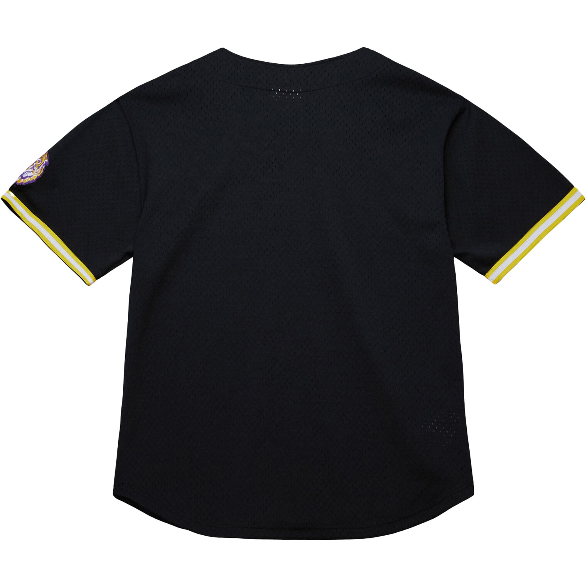 [NJP] LSU Tigers On The Clock Full-Button Fashion Jersey - Black