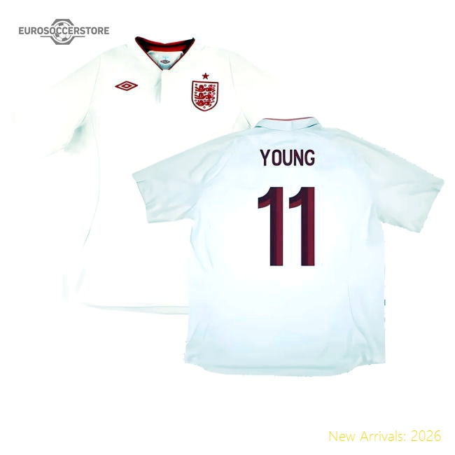 Durable England 2024-2025 Official Home Jersey Moisture-management