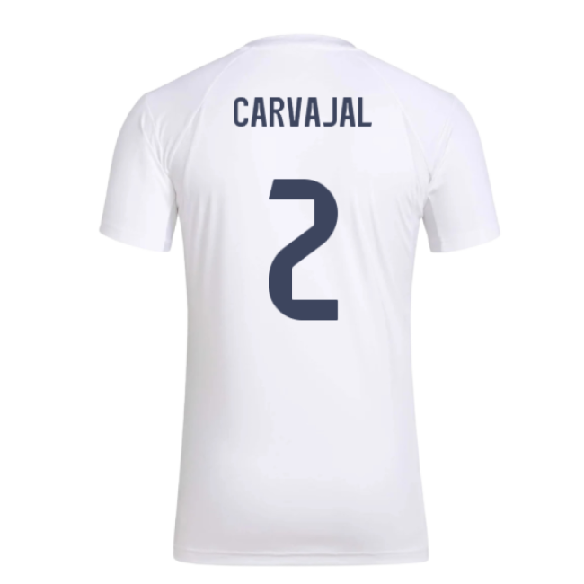 Supporter 2025-2026 Real Madrid Seasonal Graphic Tee (White) (Carvajal