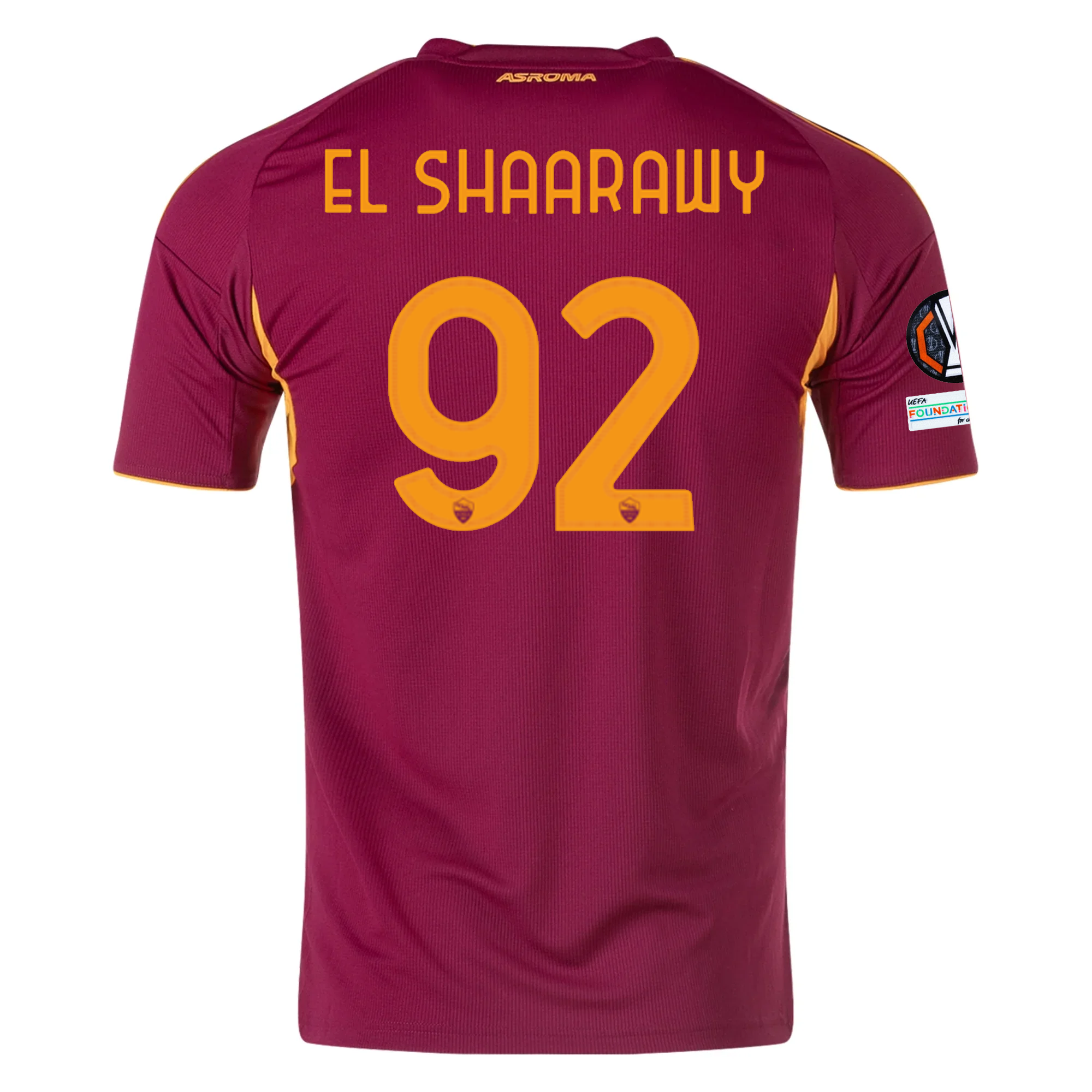 AS Roma Shaarawy 2025-2026 UEL Home Jersey – Authentic Shirt